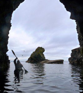 sea kayak cave
