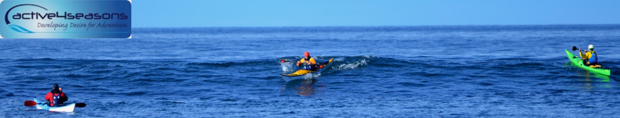 sea kayak surfing